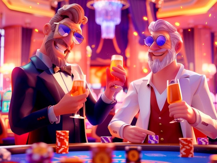 Meja American Roulette siap 46 menampilkan berbagai jenis taruhan dan area penempatan chip