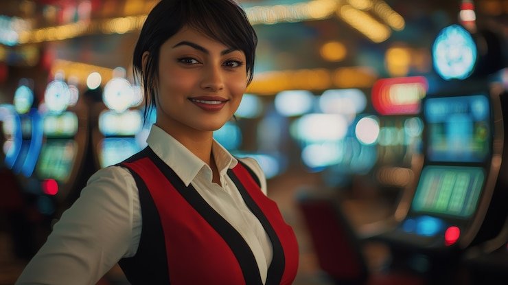 Pemain menggunakan aplikasi mobile siap 46 untuk bermain live dealer dengan streaming hemat data